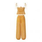( 60% OFF Final Week ) Luenie Chiffon Top & Pant Two Piece Set - 8 colors